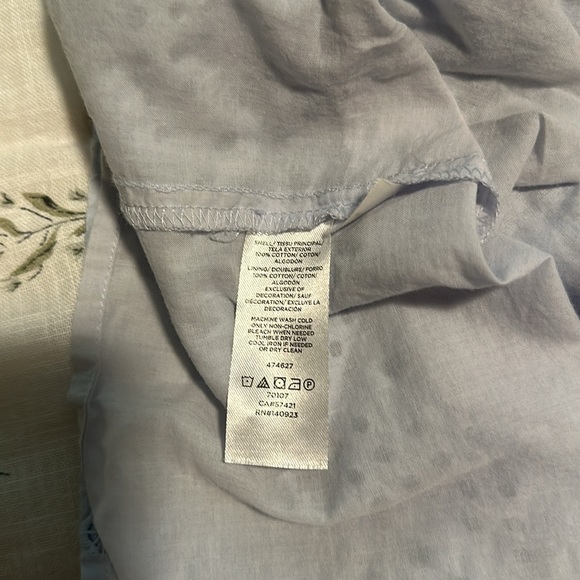 Loft ice blue eyelid lace shift dress women’s size 10. - Picture 11 of 11